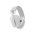 thumbnail image 2 of Logitech Zone Vibe 100 Écouteurs Sans Fil Légers par-Dessus l'Oreille avec Microphone à Réduction de Bruit, Casque Bluetooth Multipoint Avancé, Fonctionne avec Teams, Google Meet, Zoom, Mac/PC - Blanc - Casque - Pleine Taille - Bluetooth - Sans Fil - Blanc, 2 of 14