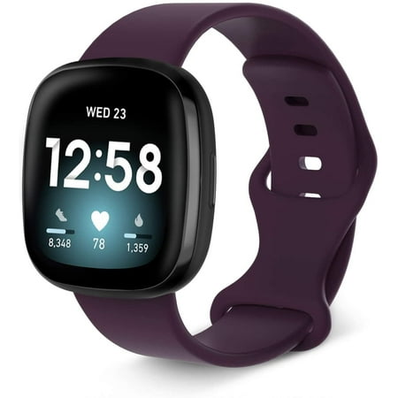 Bands for Fitbit Sense/ Fitbit Versa 3, Classic Soft Silicone