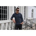 thumbnail image 4 of COOFANDY Men's Long-Sleeve Crewneck Sweater | Soft Slim Fit Knit Sweater Pullover for Fall Winter and Business Casual & Everyday Wear, 4 of 8