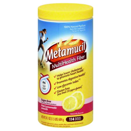 UPC 037000166177 product image for Metamucil Pink Lemonade Fiber Supplement, 24.1 oz | upcitemdb.com