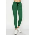 thumbnail image 3 of ALWAYS Women Jogger Sweatpants - Super Soft Stretch Lightweight Drawstrings Pants with Pork Chop Pockets Hunter Green 3XL, 3 of 6