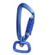 thumbnail image 5 of Mosquetón con cierre automático y base cuadrada con rotación de 360 grados, accesorio para correas de perro, hamacas y mochilas (azul), 5 of 14
