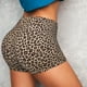 thumbnail image 4 of Fotbe Leopard Print-2 Shorts Sin Costuras – Shorts Deportivos de Cintura Alta para Mujer, Elásticos para Gimnasio, Yoga, Running o Ciclismo-Large, 4 of 8