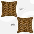 thumbnail image 3 of Haiem Snake Skin Print Velvet Soft Solid Decorative Square Throw Pillow Covers Set with Elegant Piping Christmas Cushion Case for Sofa Bedroom Car-20"x20", 3 of 8