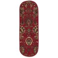 thumbnail image 6 of Ottomanson Non-Slip Rubberback Oriental 8.5" x 26" Indoor Oval Stair Treads, 7 Pack, Red, 6 of 8