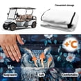 thumbnail image 6 of chaqlin Moonlit Owl Blossoms Golf Cart Cushion Covers Breathable, with 4 Pockets Golf Cart Front Seat Cover Towel with Pockets Fit for 2-Seat Golf Carts, 6 of 8