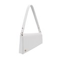 thumbnail image 2 of Triangular Geometric Under Arm Hobo Bag - PU Vegan leather - Off White, 2 of 7