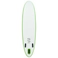 ALmi Inflatable Stand Up Paddle Board Set Green and White