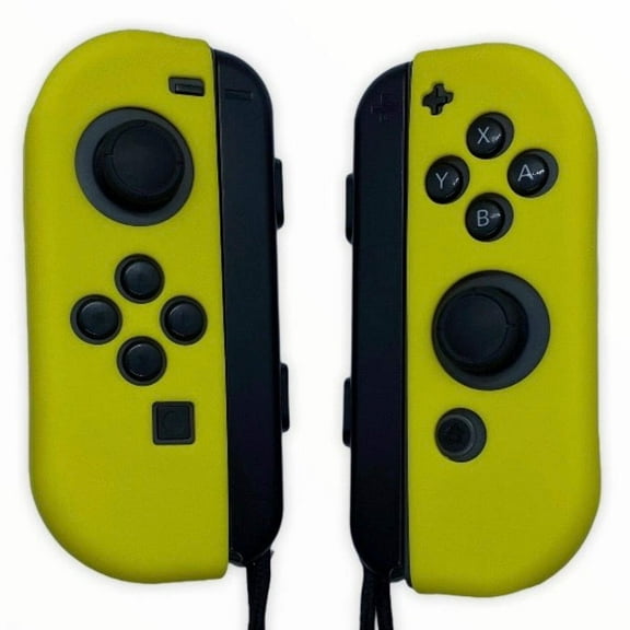 JenDore Yellow Silicone Nintendo Switch Joy-con Protective Shell Covers