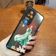 thumbnail image 3 of Funda mate para Redmi A1 K50 K40 GAMING K30 K20 10X 10C 10 9C 9T 9A 9 8 7 PRO 4G 5G Funda Coque Shell Anime princesa sirena, 3 of 5