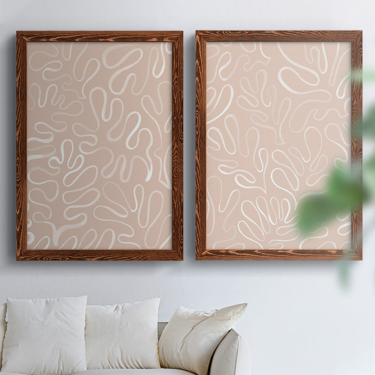 Matisse Pieces III - Premium Framed Canvas 2 Piece Set - Ready to Hang