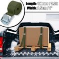 thumbnail image 2 of Unique Bargains 2 Pcs Sangles d'Arrimage de 3,3 Pi pour Cargaison Sangles d'Arrimage Sangle de Bagage de Voyage Réglable avec Boucle de Verrouillage à Came pour Voiture Camion Rouge, 2 of 6