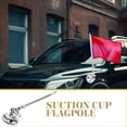 thumbnail image 2 of FOLOYORI Car Flag Holder Silver 1Set 14.34X3.34X3.34in, 2 of 6