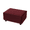 Wine Red, variant on Cterwk Velvet Ottoman for Living Room, Apartment, Office, Wine Red
