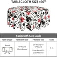 thumbnail image 6 of Ladybug Little Lady Round Tablecloth Love Ladybird Tablecloths Waterproof Stain-Resistant Oil-Proof Wrinkle 60 Inch Table Cover Dinner Kitchen Decor, 6 of 6