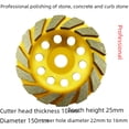 thumbnail image 5 of Disque de Broyage pour Bol de Sable en Diamant Premium - Roue Ondulée Jaune 100MM pour Broyeurs d'Angle, Idéal pour le Béton, la Pierre et le Ciment dans les Projets de Rénovation, Design Personnalisable avec 50 Max, 5 of 5