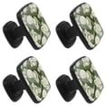 thumbnail image 2 of 4 Pcs Square Cabinet Handle Cupboard Knob Drawer Pulls Handle Japan Style Umbrella Drawer Knobs with Screws Furniture Decoration, 2 of 7
