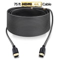 thumbnail image 2 of Cable HDMI PowerBear 4K de 75 pies de alta velocidad con conectores dorados, 2 of 7