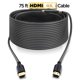 thumbnail image 2 of Cable HDMI PowerBear 4K de 75 pies de alta velocidad con conectores dorados, 2 of 7