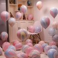 thumbnail image 2 of Globos de látex de ágata de mármol para Navidad, suministros para bodas, fiestas de feliz cumpleaños, juguetes para niños, venta de globos para baby shower, 10, 20 o 30 unidades, 12 pulgadas, 2 of 5