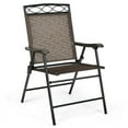 thumbnail image 6 of Topcobe Set of 4 Patio Folding Chairs, Outdoor Deck Furniture, 6 of 10