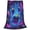 Blue, variant on Alien Blanket Flannel Throw, Neon Cartoon Monster City Art, Soft Fleece Decorative Blanket For Couch Bed 50x40
