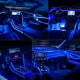 LED Car Interior Ambient Light - 64 RGB Colors, 18-in-1 Acrylic Strip Lamp For Universal Retrofit & Upgrade, 12V Automotive Lighting - Foto 6
