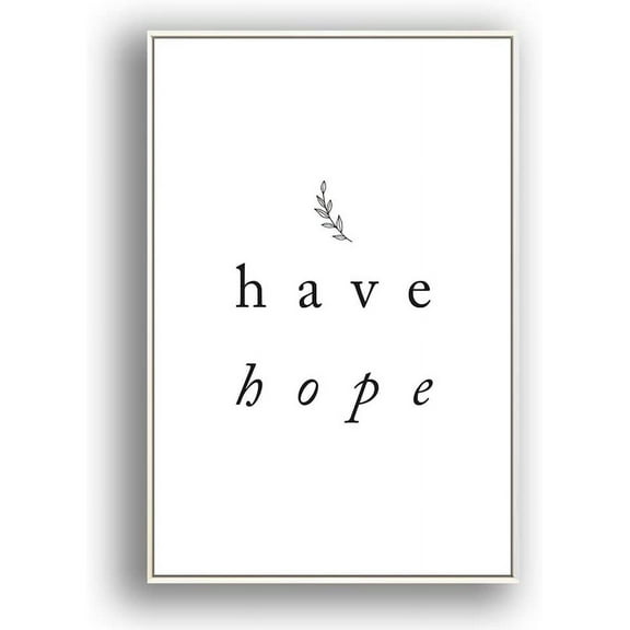 IDEA4WALL Framed Canvas Wall Art for Living Room, Bedroom Simple Words Canvas Prints for Modern Home Decoration Ready to Hang