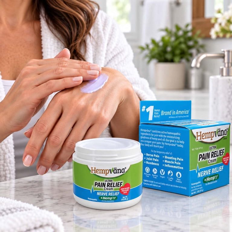Hempvana Ultra Nerve Pain Relief Cream, Homeopathic photo 6