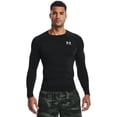 thumbnail image 1 of Camiseta Under Armour Armour HeatGear Compression para hombre, color blanco y negro, 1 of 4