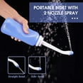 thumbnail image 6 of Travel Bidet,Bidet Empty Bottle Postpartum Care Driver Spray 500ml Bidet Empty Bottle Childbirth Care Driver With Bidet Empty Portable Bidet With 500ml Bidet Handheld 2 Nozzle Spray, 6 of 7