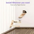 thumbnail image 2 of LAMIRO Cat Wall Steps Shelves For Climbing, Wall Ladder Cat Stairs, 2 of 5