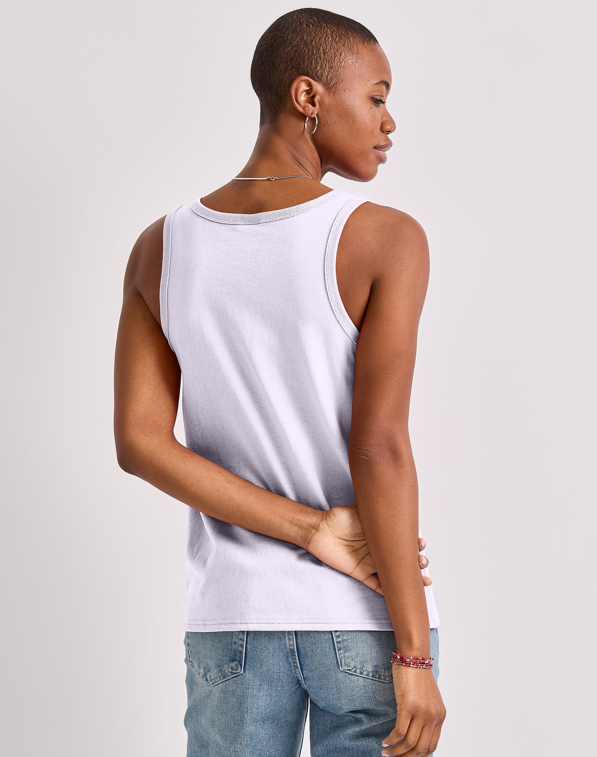 Hanes Wide Strap Tank Top Combed Cotton Jersey, $5, Sierra Trading Post