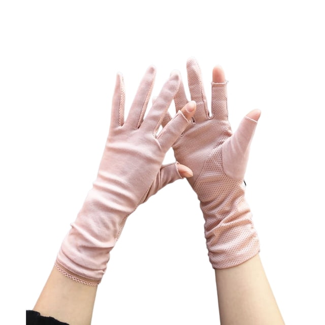 Baohd Summer UV Protection Sun Block Gloves Lightweight and Breathable for Camping Fishing