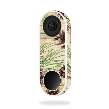 MightySkins NEHEL-Pine Collage Skin for Nest Hello Video Doorbell - Pine Collage