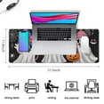 thumbnail image 5 of Happy Halloween Pumpkin Mouse Pad,Rectangle Large Mouse Mat Waterproof Mouse Pad Non Slip Rubber Mousepad Gaming for Gaming Gift (31.5x11.8in), 5 of 7