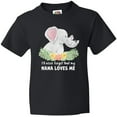 thumbnail image 3 of Inktastic I'll Never Forget That My Nana Loves Me with Cute Elephants Youth T-Shirt, 3 of 5
