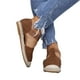 thumbnail image 4 of Amzcrzy Zapatos de mujer,Zapatos de mujer,Zapatillas de mujer, Zapatos de verano para mujer, planos, de paja tejida, informales, con punta redonda, sandalias para mujer, prendas de vestir exteriores, 4 of 6