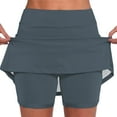 thumbnail image 1 of Pantalones cortos de yoga de cintura alta para mujer: elásticos, ligeros, diseño estampado, mezcla de poliéster y spandex, adecuados para correr, hacer ejercicio y el día a día., 1 of 6