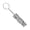 Gray, variant on Outdoor Survival Double Tubes Stainless Steel Whistle with Keychain Loud Emergency Signaling for Camping Hiking Gray