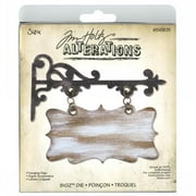 Sizzix Bigz Die By Tim Holtz 5.5"X6"-Hanging Sign, Pk 1, Sizzix