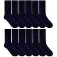 thumbnail image 6 of 12 Pairs of Yacht & Smith Men Value Pack of Ring Spun Cotton Crew Diabetic, Nephropathy Socks, 6 of 6