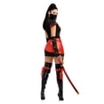 thumbnail image 2 of Costume Ninja Silencieux pour Femmes, 2 of 2
