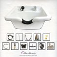 thumbnail image 4 of Extra Wide Shampoo Bowl White ABS Plastic Salon and Spa Hair Sink Beauty Salon Equipment TLC-W22, 4 of 4