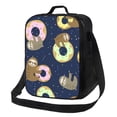 thumbnail image 1 of Balery Sloth with Donuts Caja de Almuerzo y Bolsa de Almuerzo para Hombres y Mujeres, Bolsa de Almuerzo Reutilizable con Gran Capacidad, Bolsa de Almuerzo Aislada, 1 of 7
