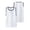 A01-White, variant on LEKWK Kids Soccer Jersey Sleeveless Crewneck Casual Team Pinnies Lightweight Breathable Loose Scrimmage Vests Youth Outdoor Training Sports Practice Jerseys
