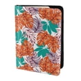 thumbnail image 2 of Rateoe Hawaiian Style Pattern Passport Holder Wallet Leather Mulit-purpose Travel Wallet Credit Cards Case ,Passport Cover for Women Men-6.5 in, 2 of 5