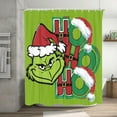 thumbnail image 4 of Merry Christmas Shower Curtains For Bathroom Polyester Fabric Winter Snow Xmas Tree Shower Curtain Set Machine Washable Bathroom Decor, 4 of 9
