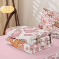 thumbnail image 5 of Homewish Pink Leopard Cowgirl Horse Cactus Print Zipper Twin Comforter Sets with Fitted Sheet and 2 Pillowcases,Western Style Zipper Bedding Set For Girls,Reversible,4-Piece, 5 of 7