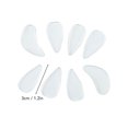 thumbnail image 4 of 8Pcs Guzheng Finger Picks Silicone Polymer Delicate Smoothly Appearance Elastic Professional Guzheng Nail Covers Transparent Color, 4 of 8